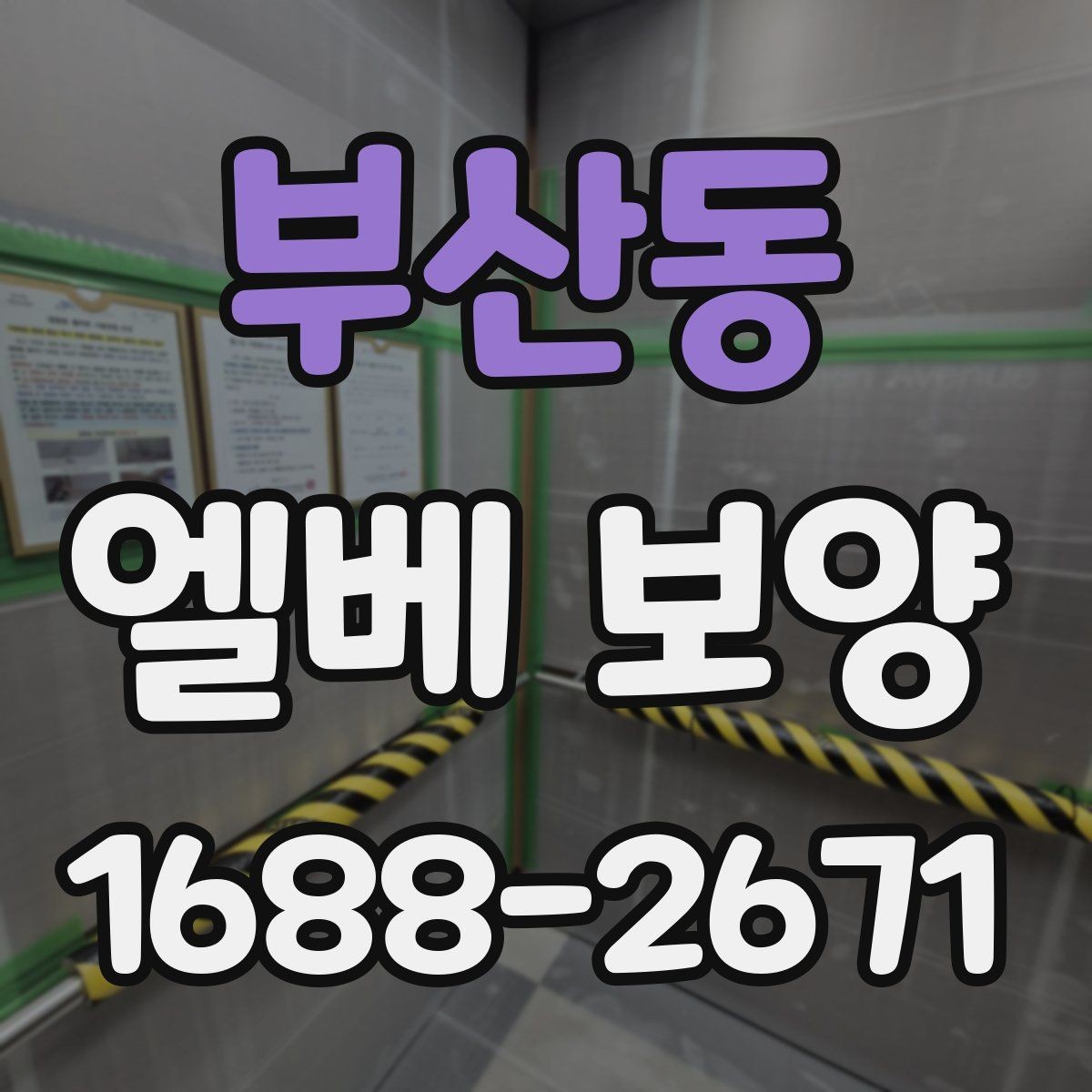 부산동 엘베 보양 문 주변 손상 방지에 필요한 마감 확인