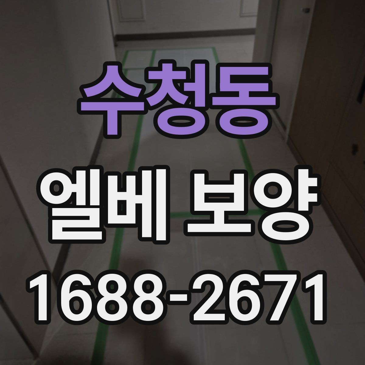 수청동 엘베 보양 아파트 공사에서 먼저 막아야 할 손상 구간