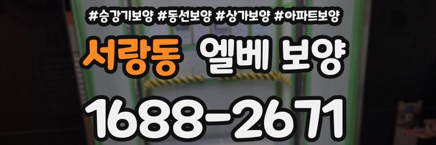 서랑동 엘베 보양