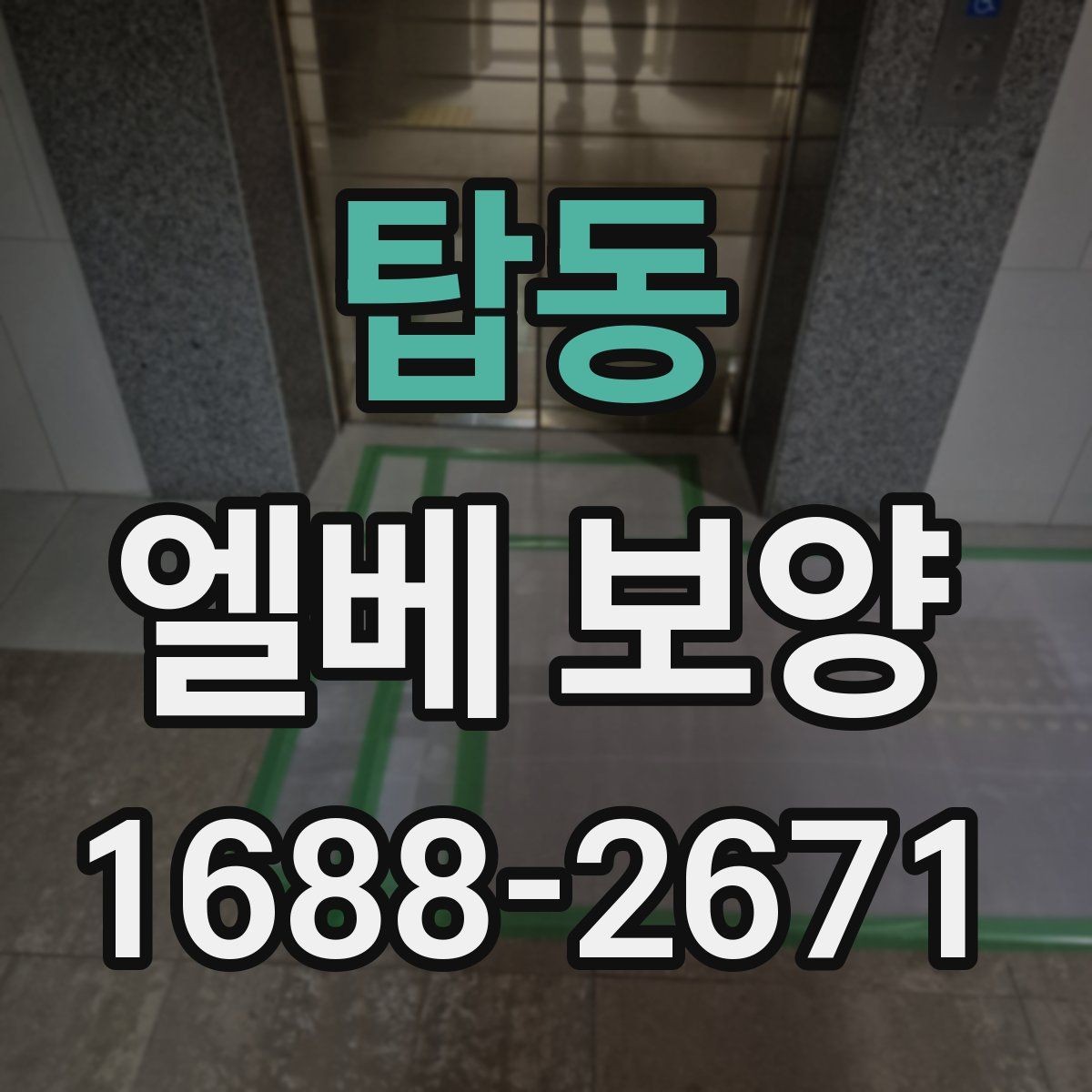 탑동 엘베 보양 관리규정에 맞춰 적용하는 방식