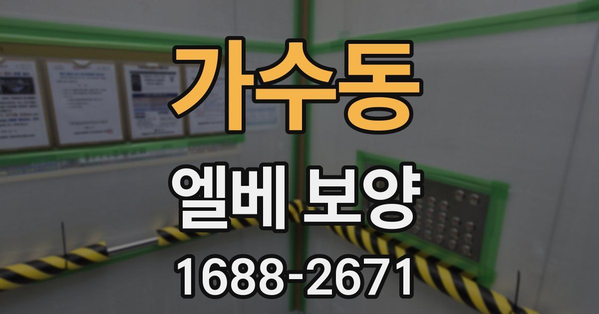 가수동 엘베 보양
