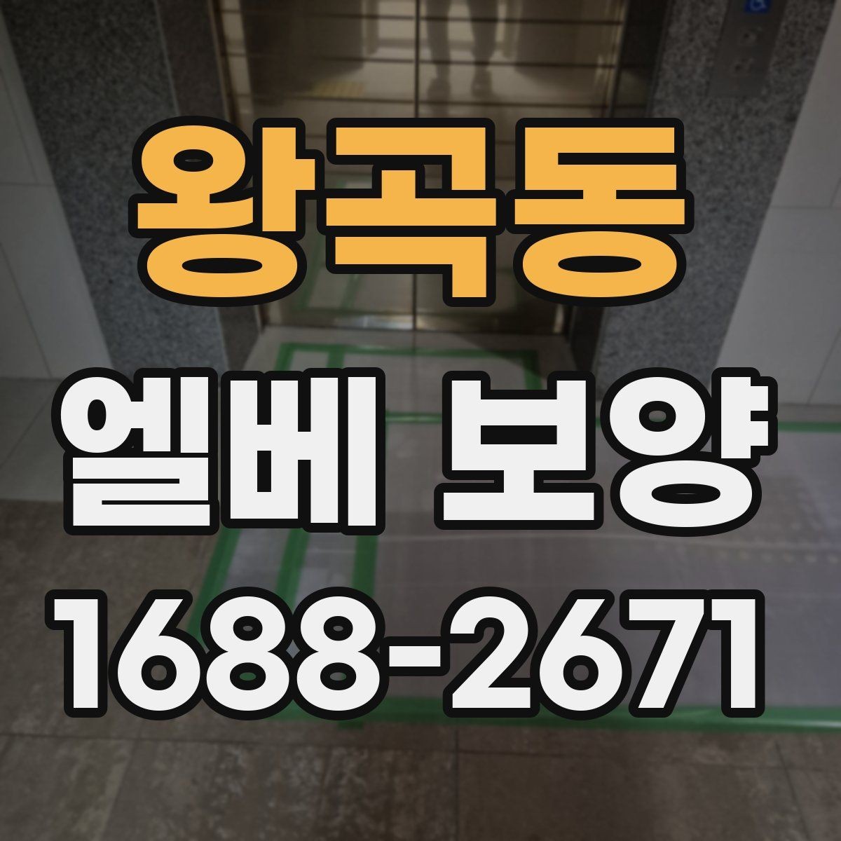 왕곡동 엘베 보양 출입문 테두리 마감이 중요한 이유