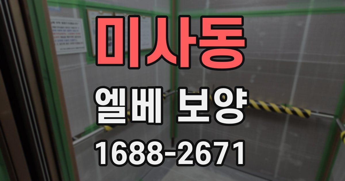미사동 엘베 보양
