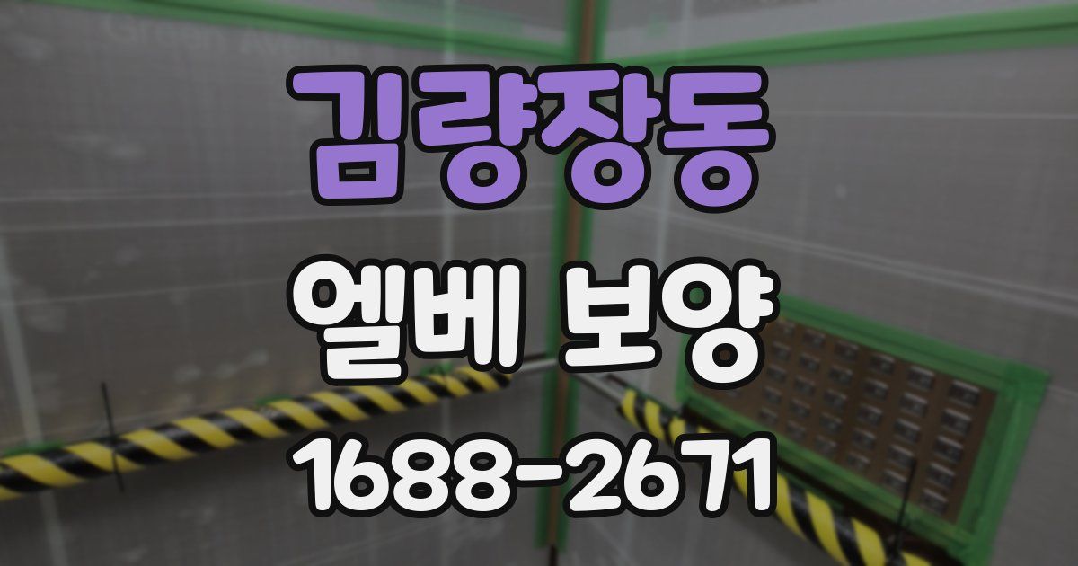 김량장동 엘베 보양