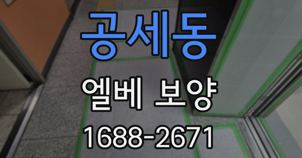 공세동 엘베 보양