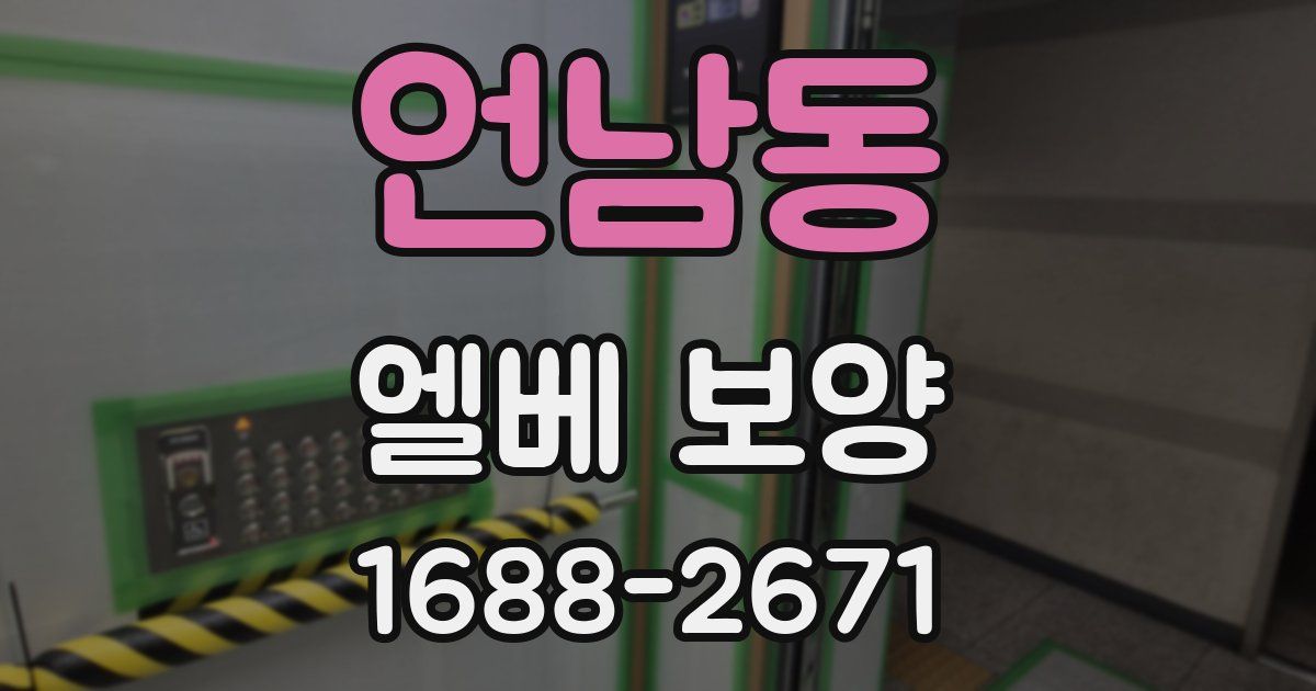 언남동 엘베 보양