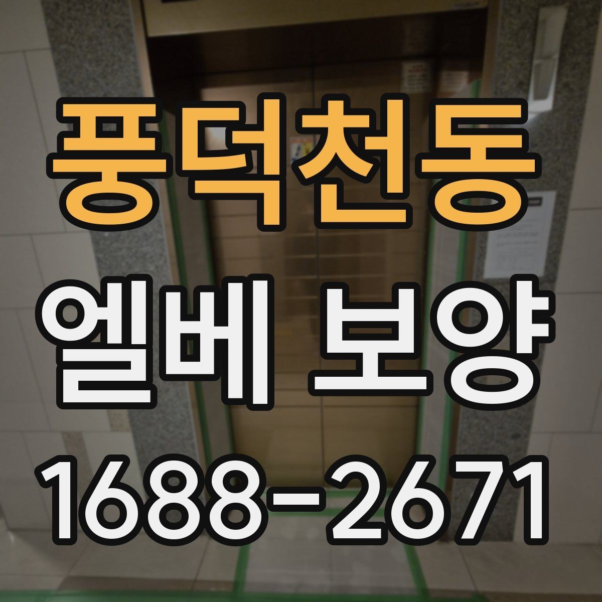 풍덕천동 엘베 보양 사진 기록으로 시공 상태를 남기는 방법