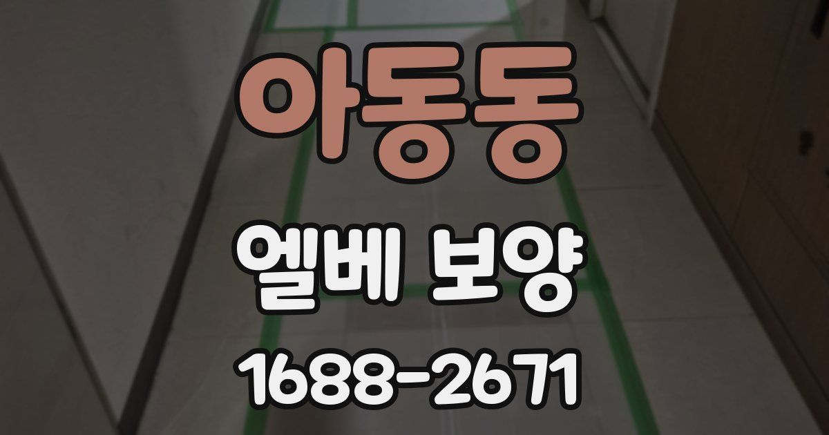 아동동 엘베 보양