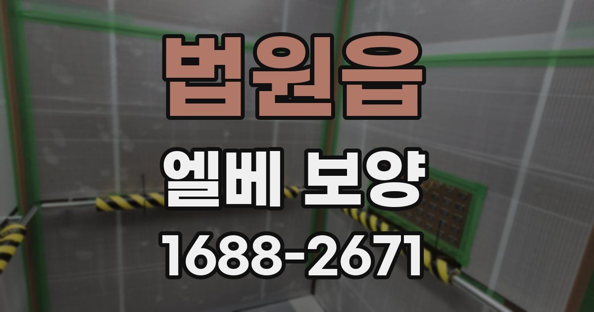 법원읍 엘베 보양