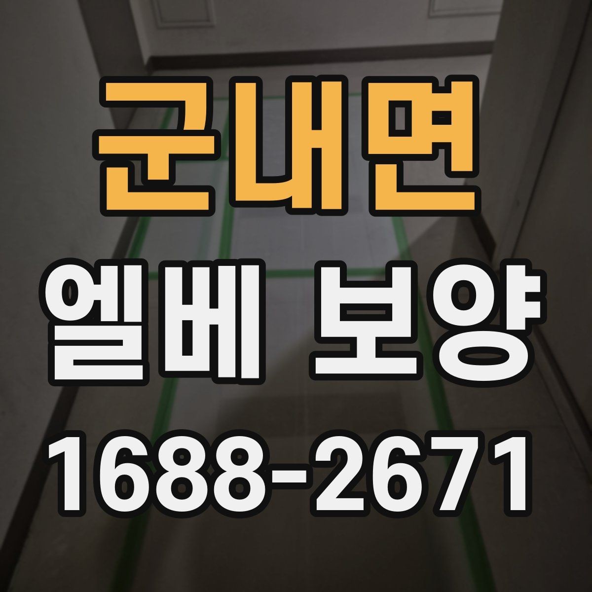 군내면 엘베 보양 모서리 마감이 품질을 가르는 이유