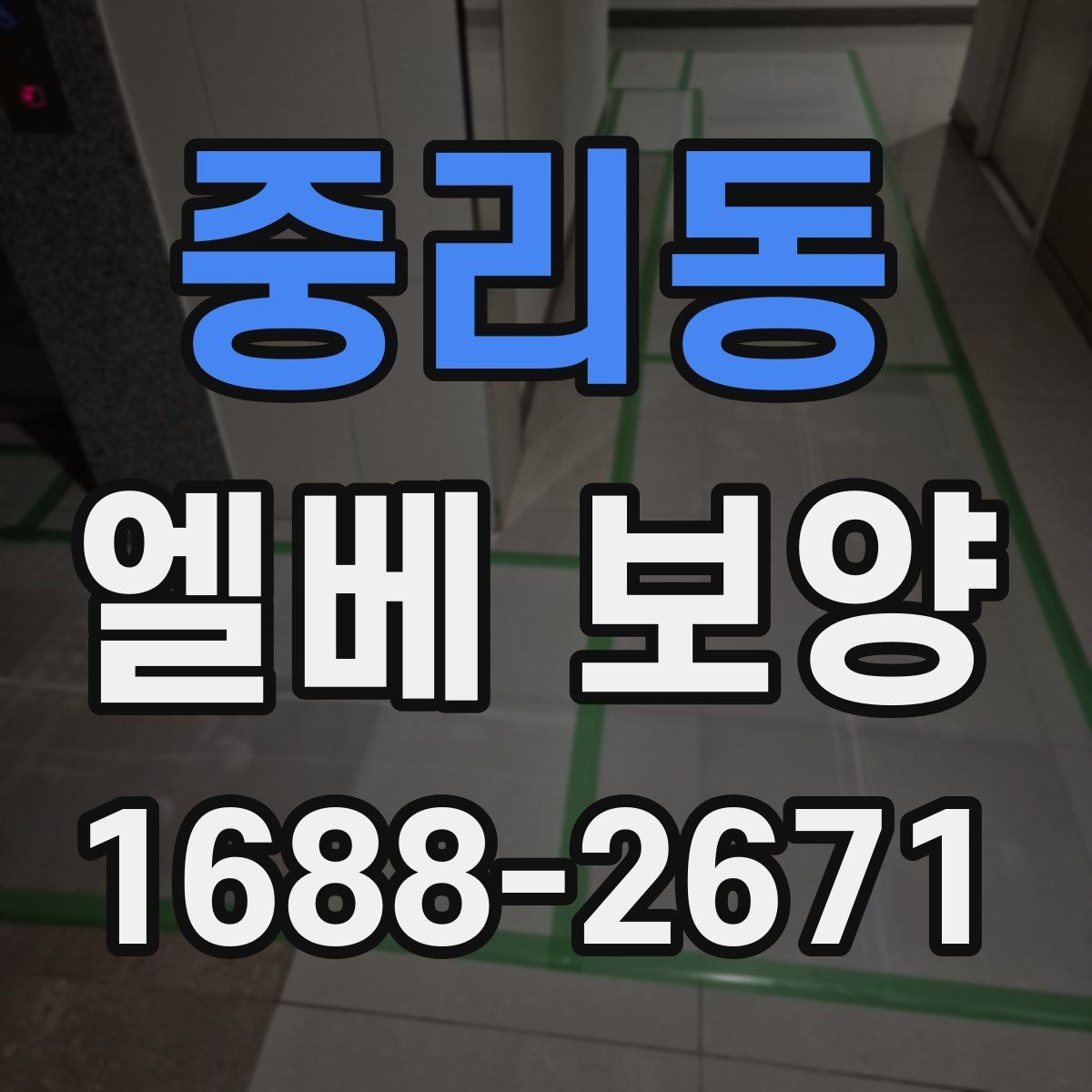 중리동 엘베 보양 엘리베이터 내부 오염원 차단 포인트