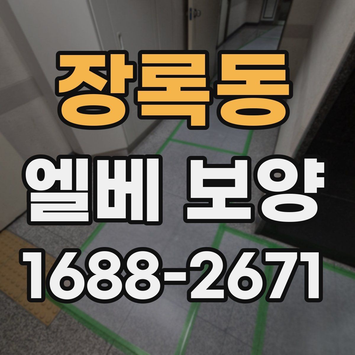 장록동 엘베 보양 철거 없이 깔끔하게 마감하는 방법