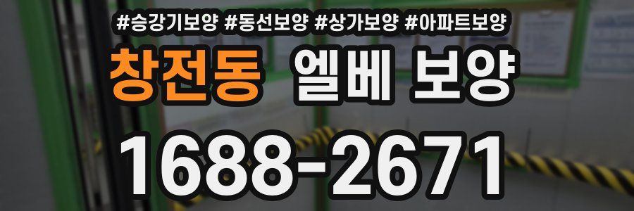 창전동 엘베 보양