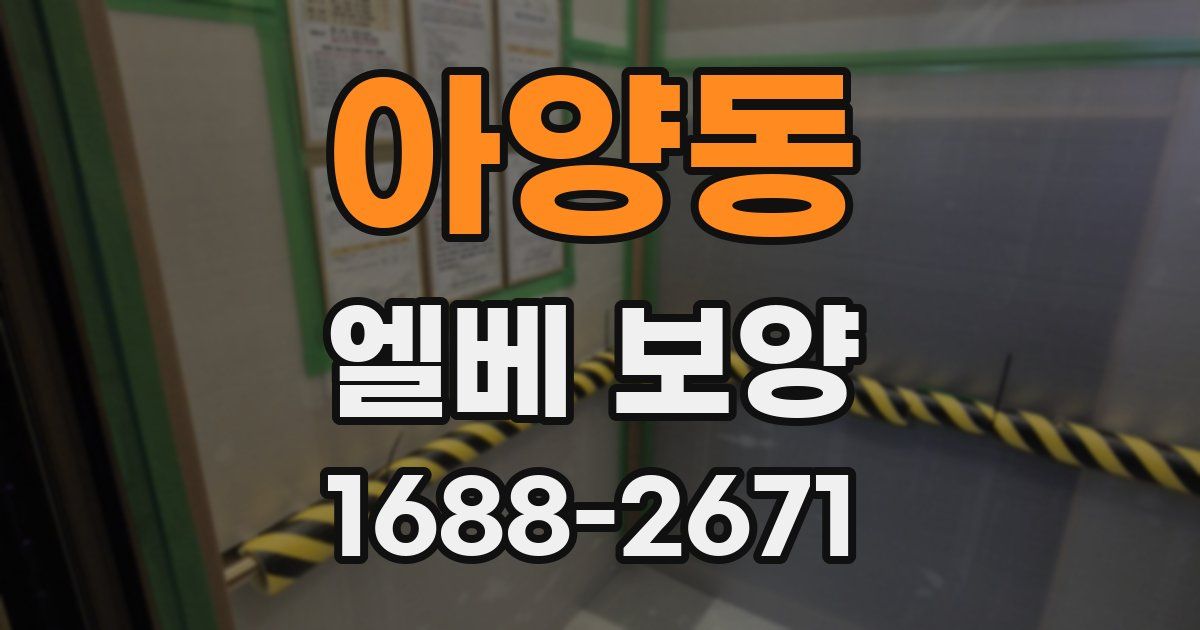 아양동 엘베 보양