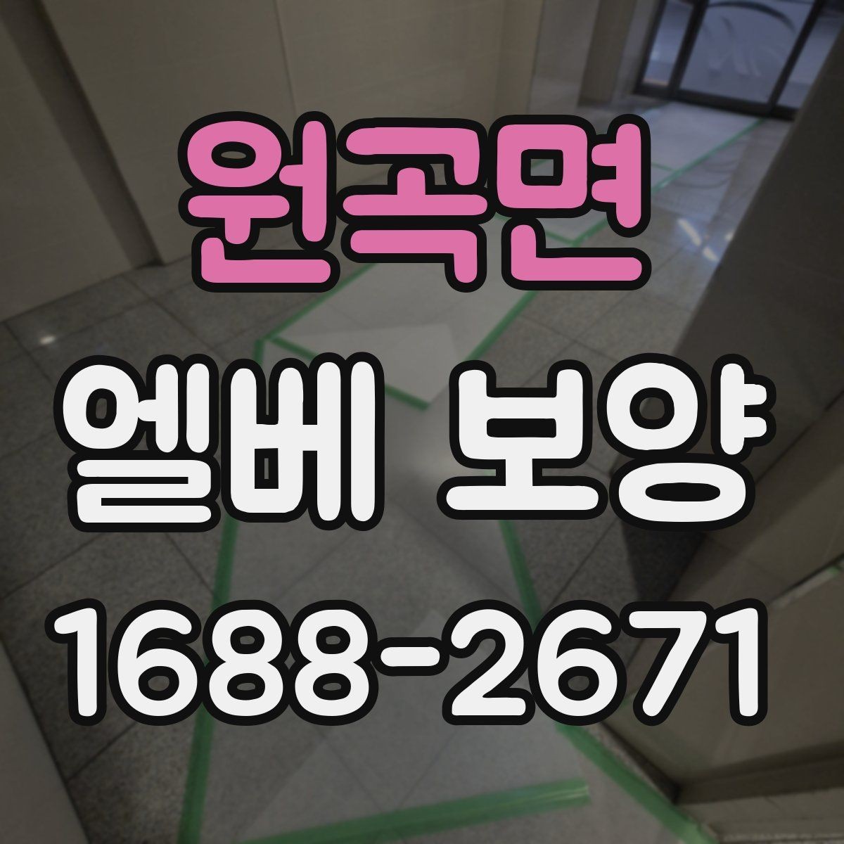 원곡면 엘베 보양 사진 기록으로 시공 상태를 남기는 방법