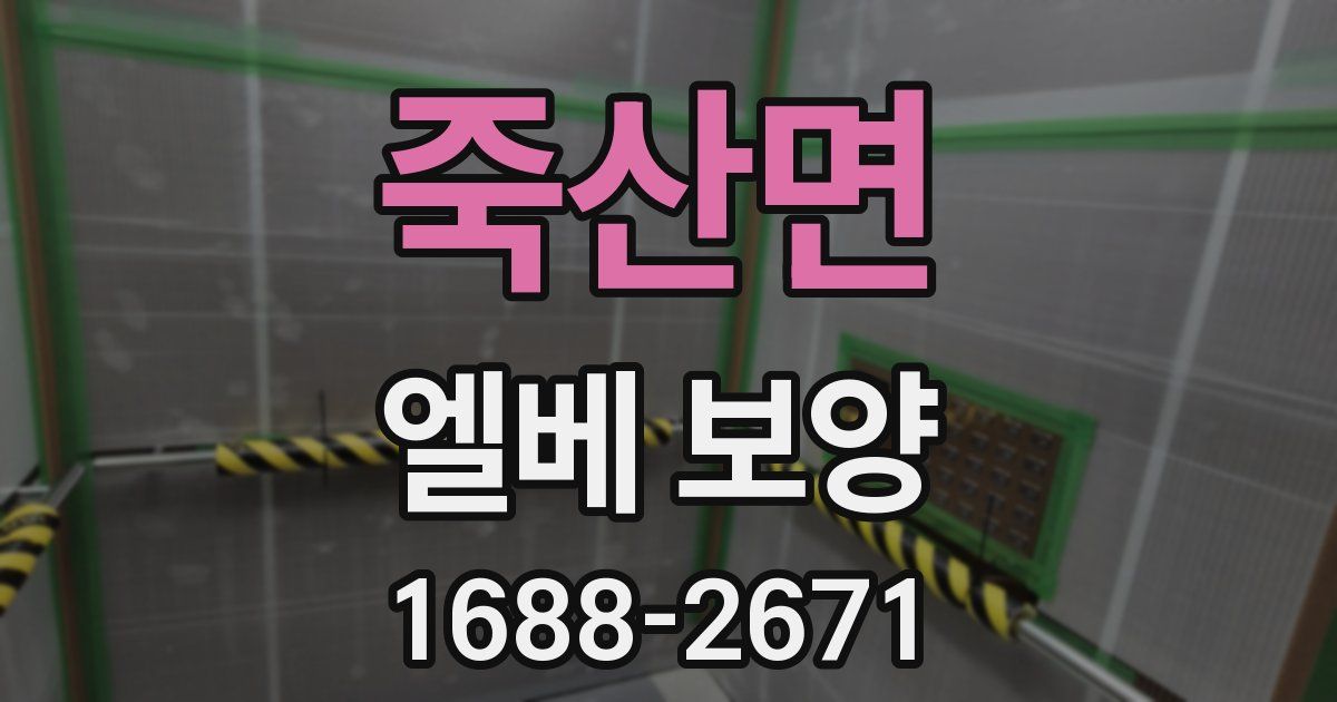 죽산면 엘베 보양