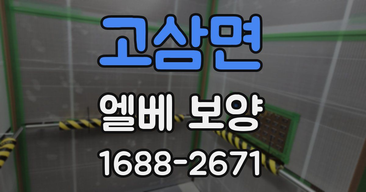 고삼면 엘베 보양