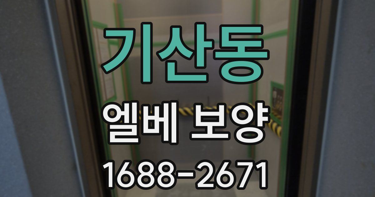 기산동 엘베 보양
