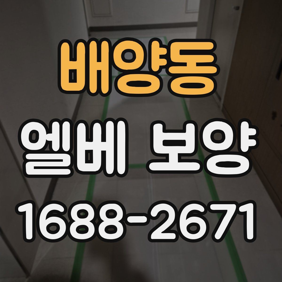배양동 엘베 보양 출입부 손상 줄이는 마감 확인 사항