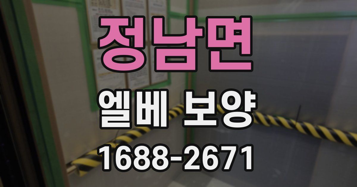 정남면 엘베 보양