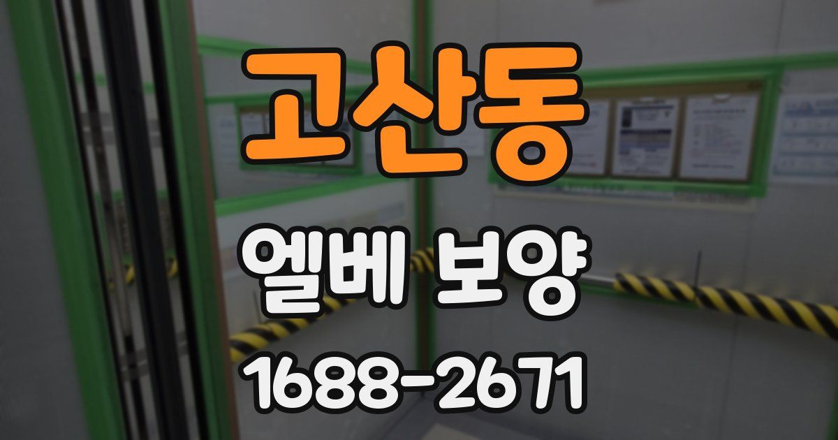 고산동 엘베 보양
