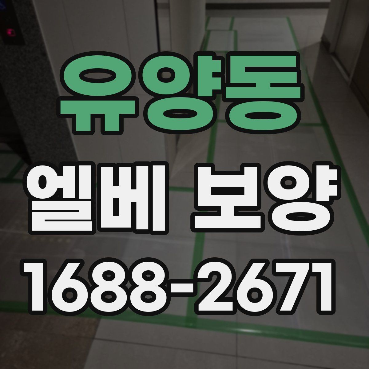 유양동 엘베 보양 공동주택 관리규정에 맞춰 적용하는 방식