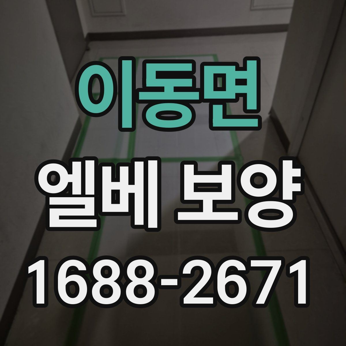 이동면 엘베 보양 현장 사진으로 시공 상태를 설명하는 방법