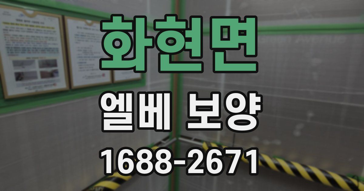 화현면 엘베 보양