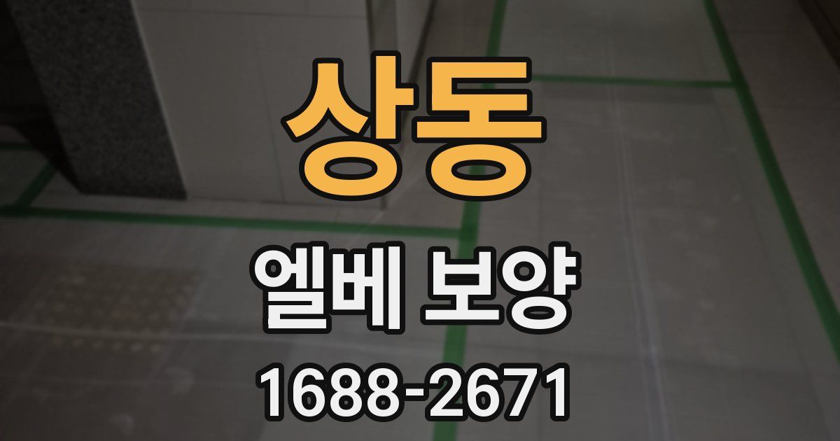 상동 엘베 보양
