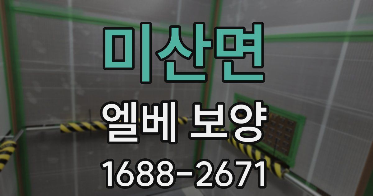 미산면 엘베 보양