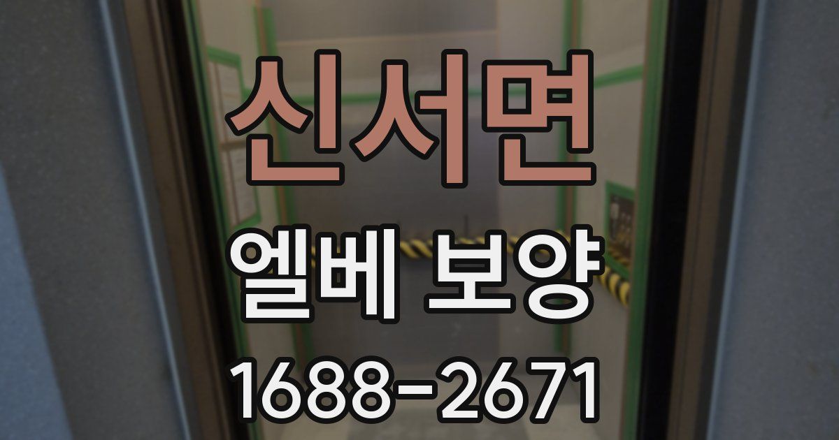 신서면 엘베 보양