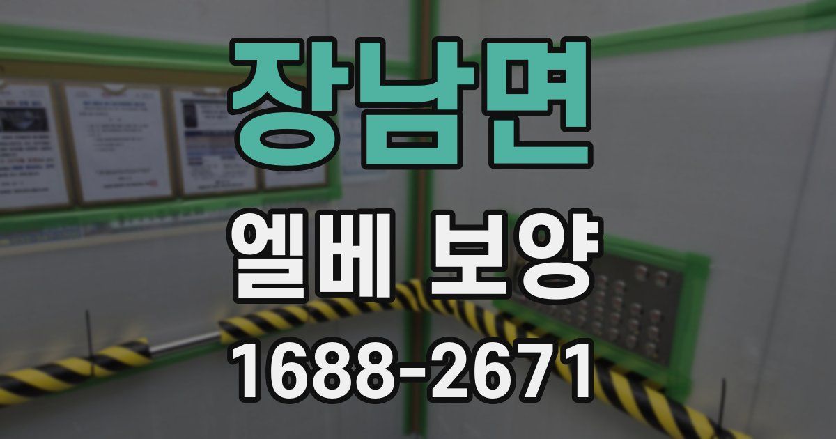 장남면 엘베 보양