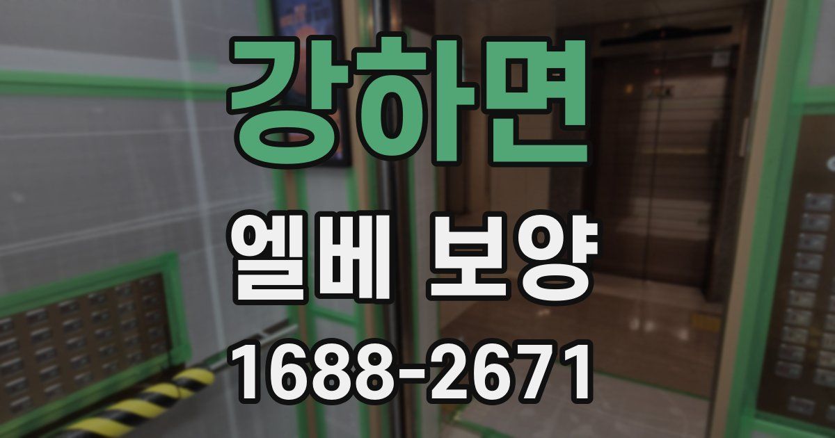 강하면 엘베 보양