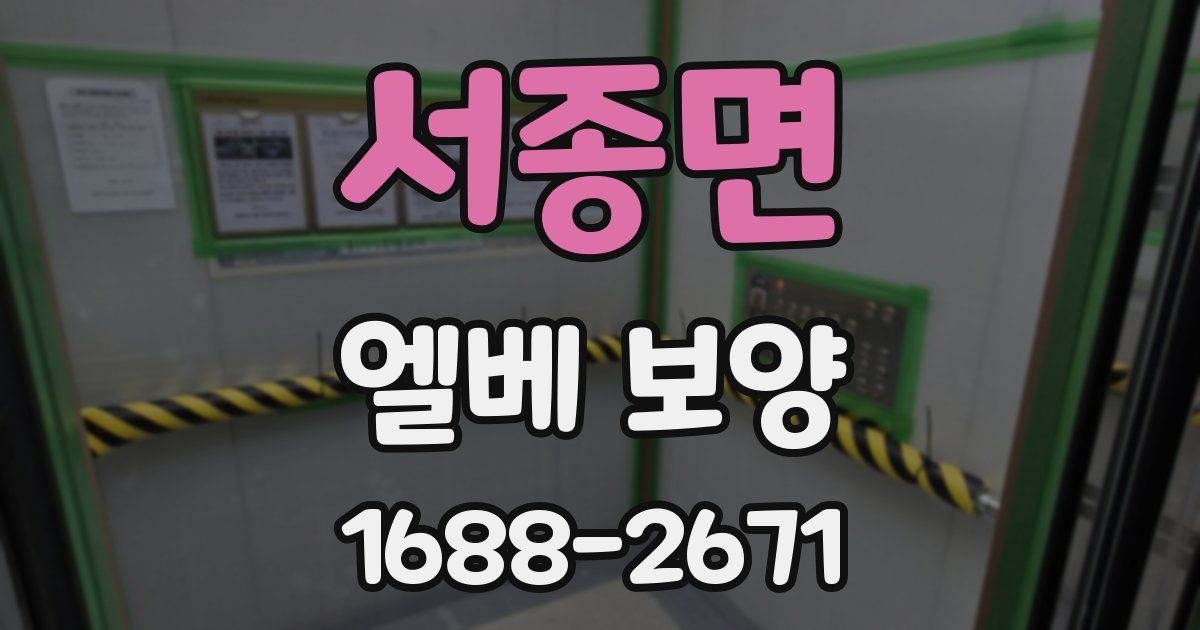 서종면 엘베 보양
