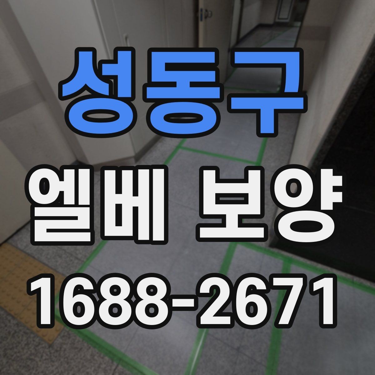 성동구 엘베 보양 마친 뒤 꼭 점검해야 할 항목들