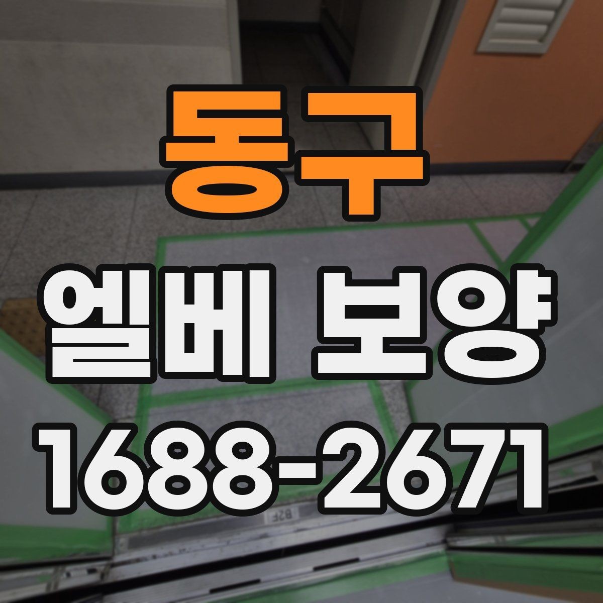 동구 엘베 보양 승강기 내부와 출입부를 나눠 보는 법