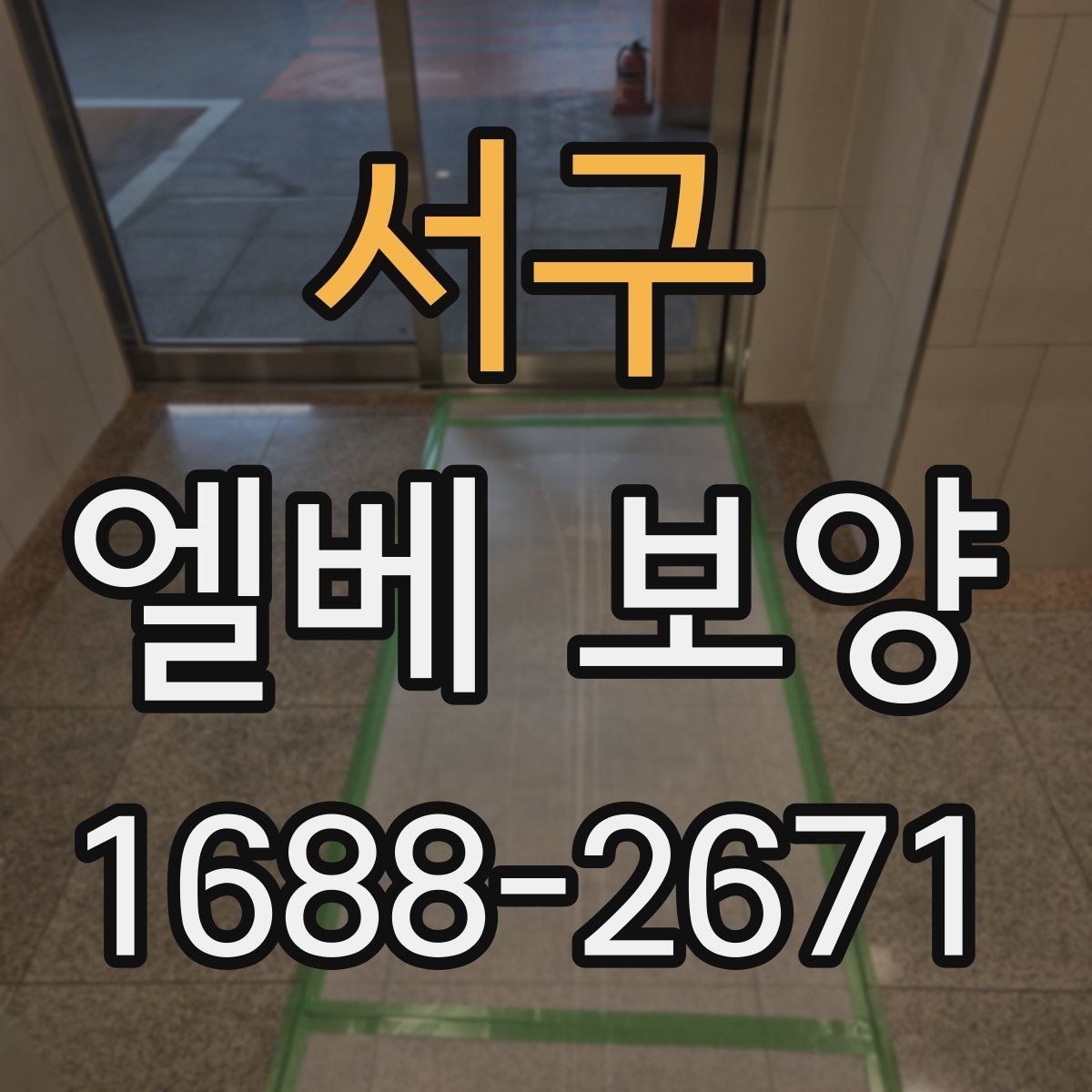 서구 엘베 보양 바닥·벽면·거울 자재를 나눠 쓰는 이유
