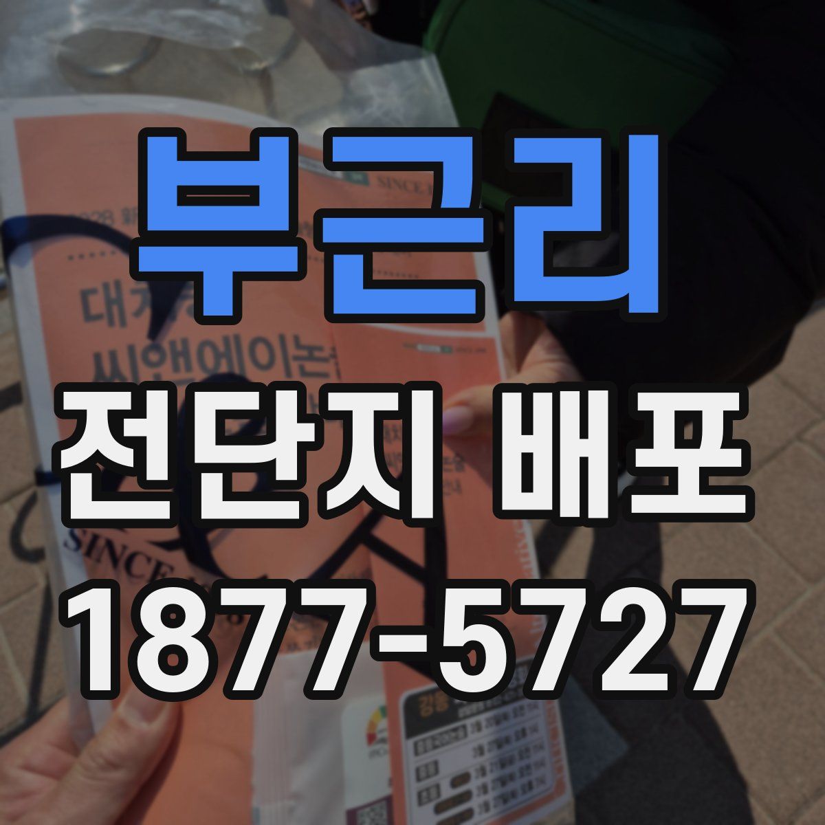부근리 전단지 배포