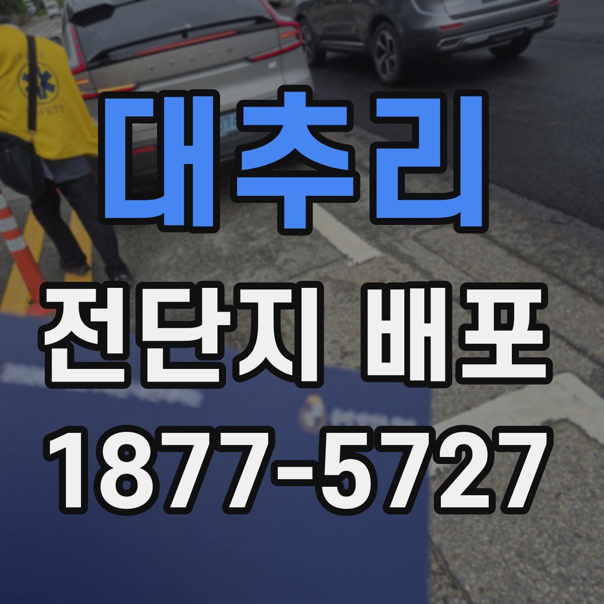 대추리 전단지 배포