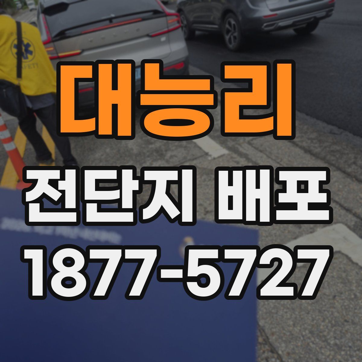 대능리 전단지 배포