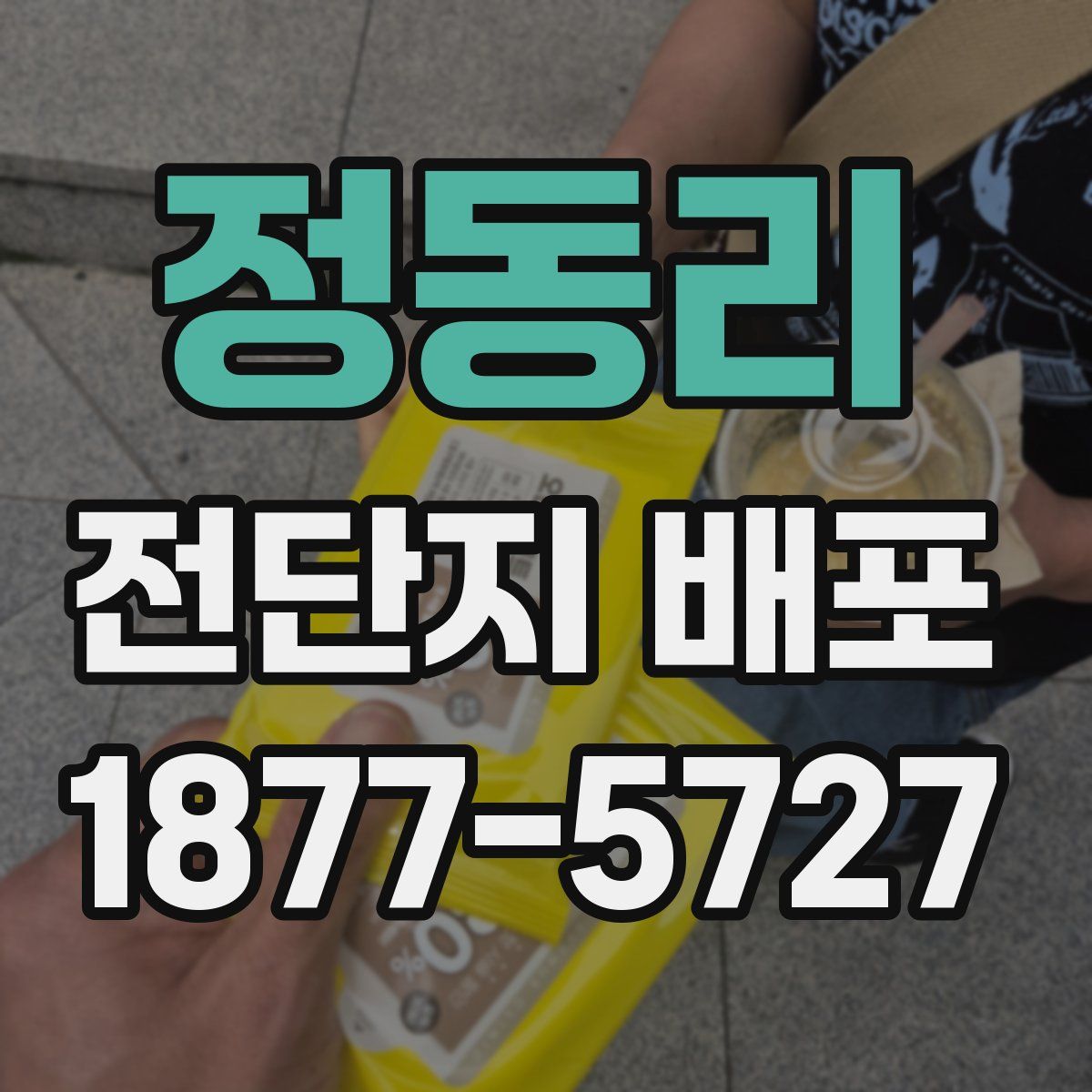 정동리 전단지 배포