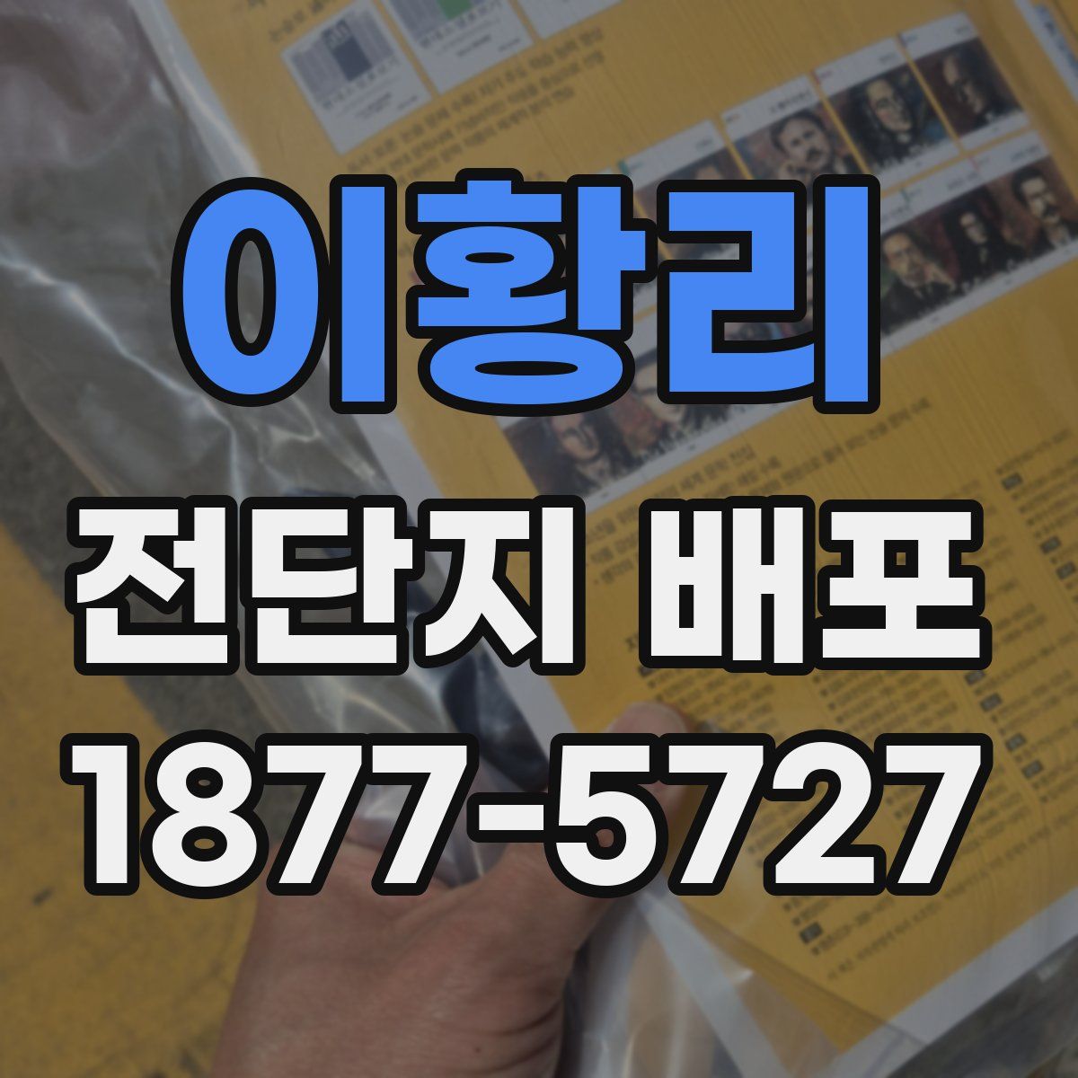 이황리 전단지 배포