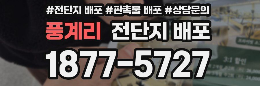 풍계리 전단지 배포