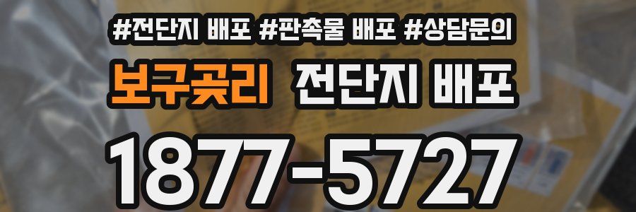 보구곶리 전단지 배포