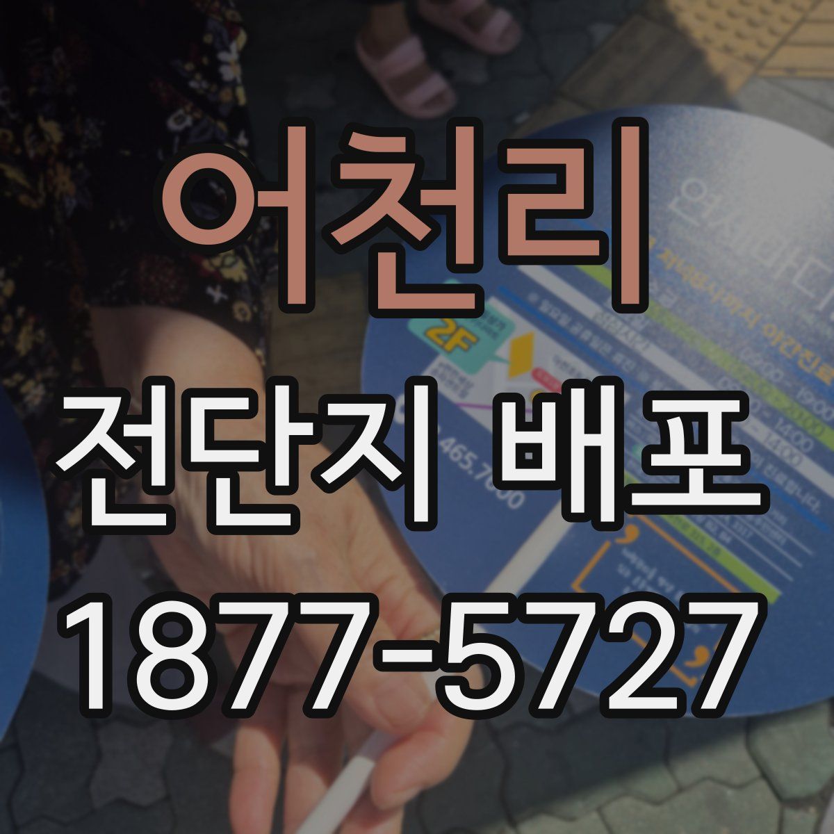 어천리 전단지 배포