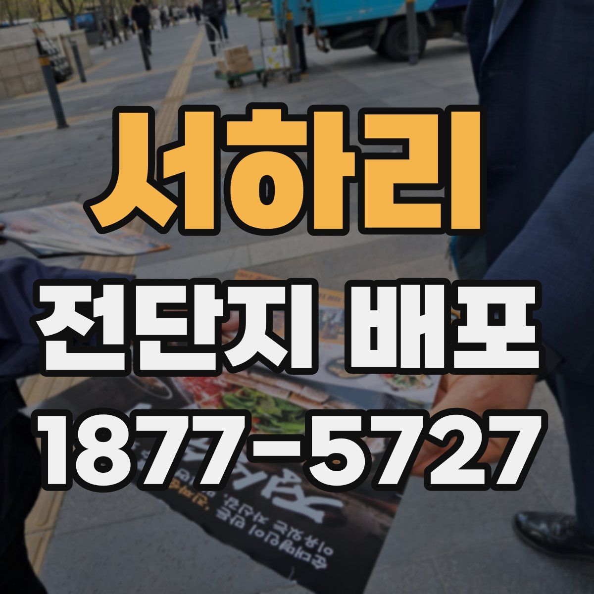 서하리 전단지 배포