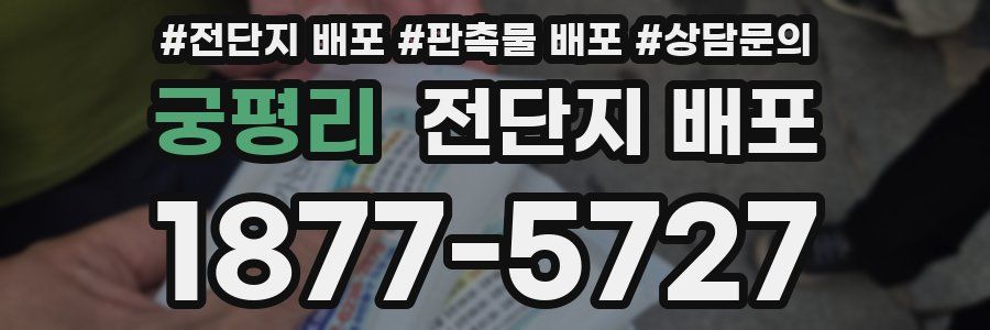 궁평리 전단지 배포