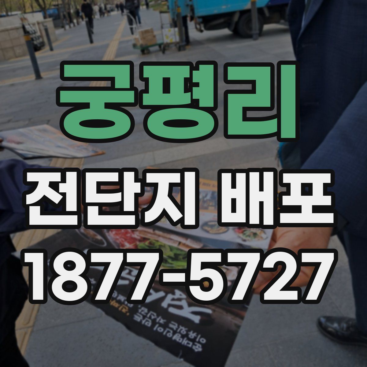 궁평리 전단지 배포