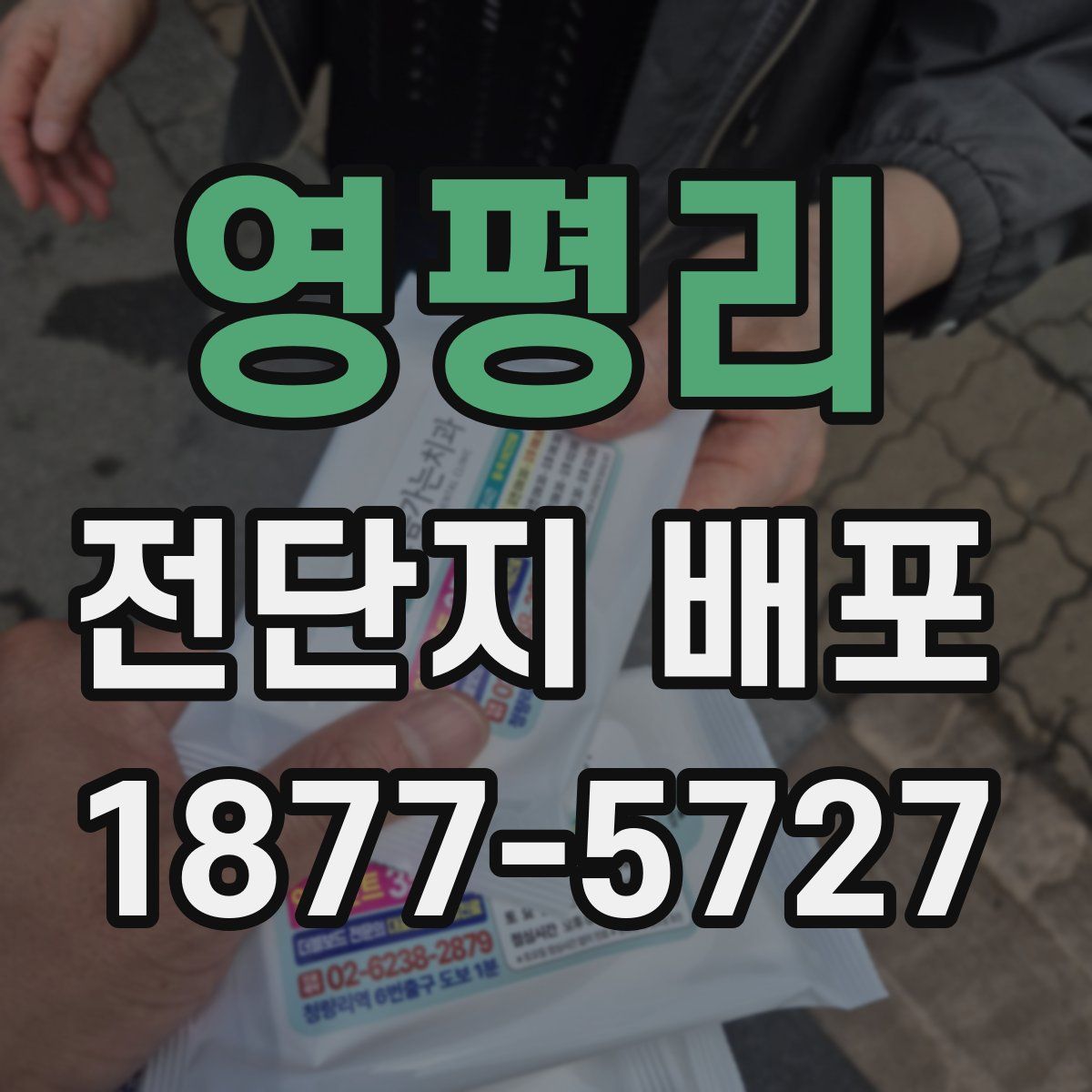 영평리 전단지 배포