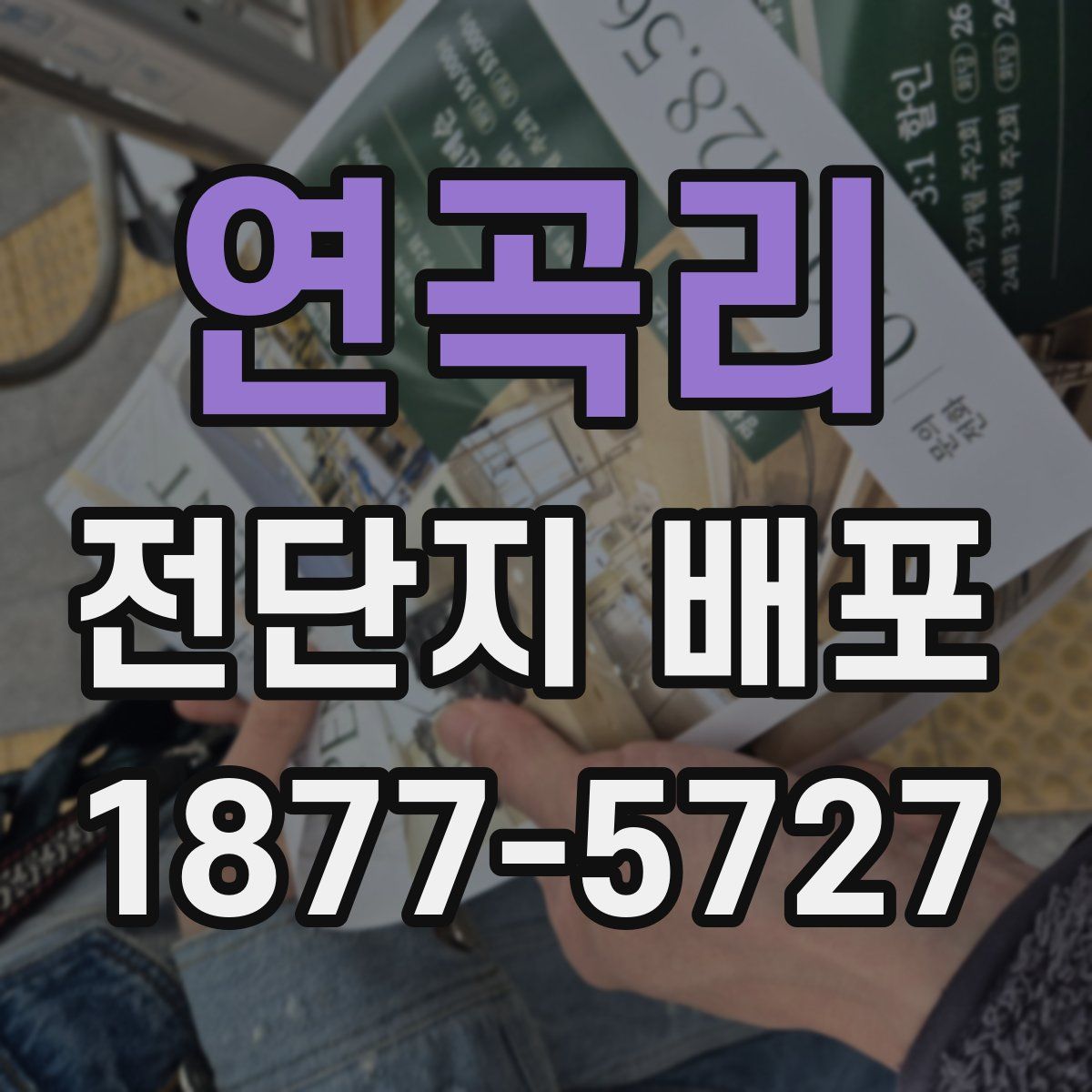 연곡리 전단지 배포